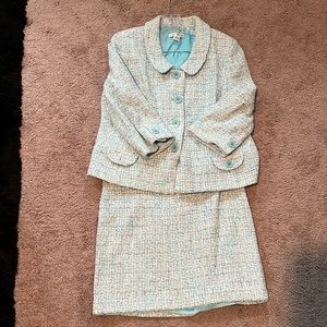 Channel your Inner JackieO! Light Blue Jacket (14) and Skirt (12)  Suit